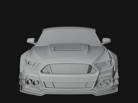 Racing Sports Car Model Design 6 - 3D Print Model 3D Print Model