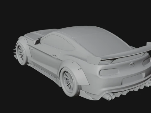 Racing Sports Car Model Design 6 - 3D Print Model 3D Print Model