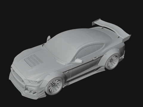 Racing Sports Car Model Design 6 - 3D Print Model 3D Print Model