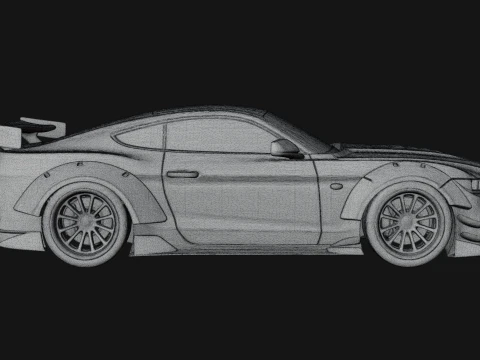 Racing Sports Car Model Design 6 - 3D Print Model 3D Print Model