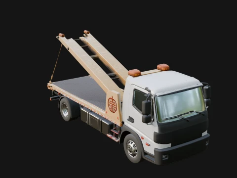 Tow Truck Model Design 4 - 3D Print Model 3D Druckmodell