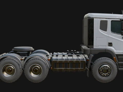 Semi Truck Model Design 4 - 3D Print Model 3D Print Model