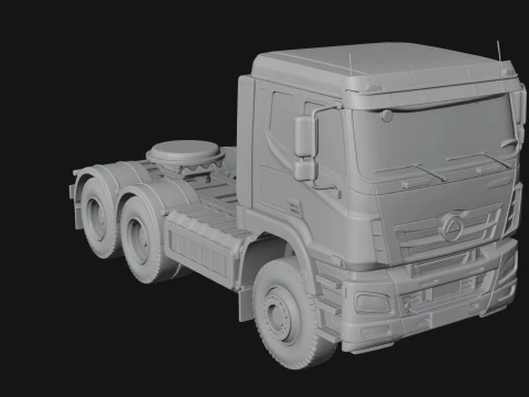 Semi Truck Model Design 4 - 3D Print Model 3D Print Model