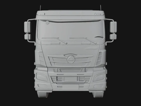 Semi Truck Model Design 4 - 3D Print Model 3D Print Model