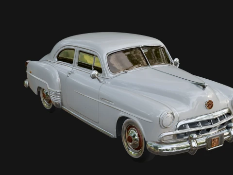 Vintage Sedan Car Model Design 3 - 3D Print Model 3D Druckmodell