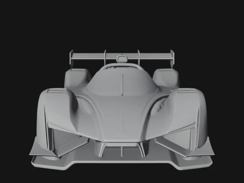 Endurance Prototype Race Car Model Design 2 - 3D Print Model 3D Print Model