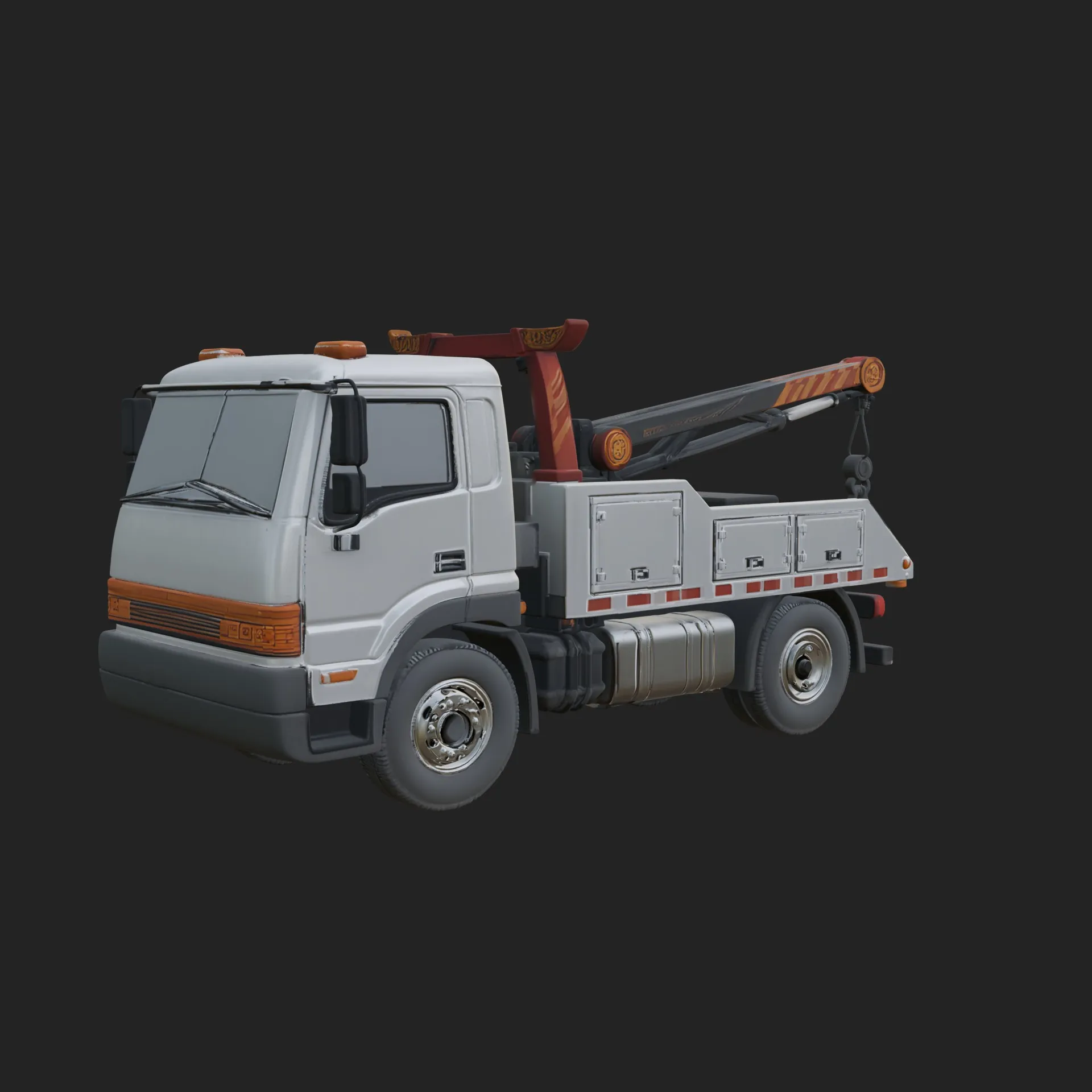 Tow Truck Model Design 7 - 3D Print Model 3D Print Model .c4d .max .obj .3ds .fbx .stl .blend