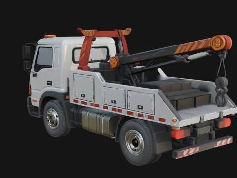 Tow Truck Model Design 7 - 3D Print Model 3D Print Model