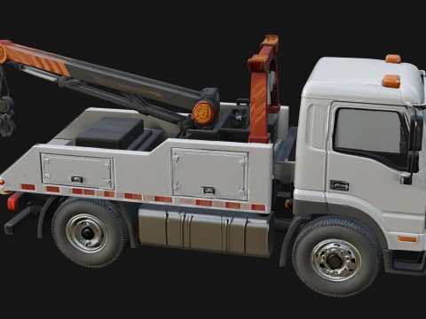 Tow Truck Model Design 7 - 3D Print Model 3D Print Model