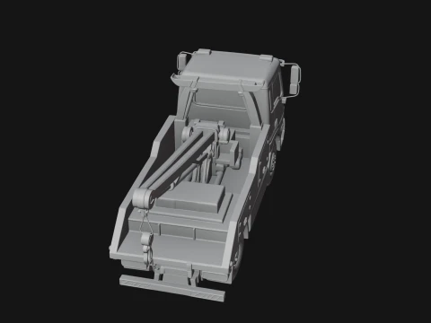 Tow Truck Model Design 7 - 3D Print Model 3D Print Model