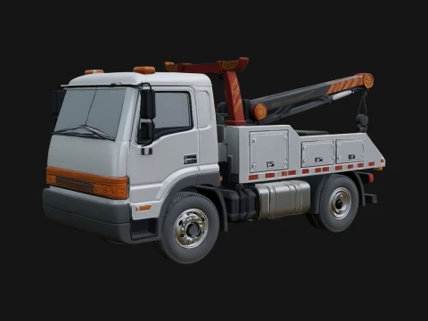 Tow Truck Model Design 7 - 3D Print Model 3D Print Model