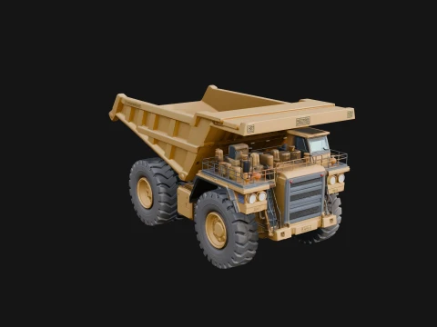 Dump Truck Model Design 5 - 3D Print Model 3D Print Model