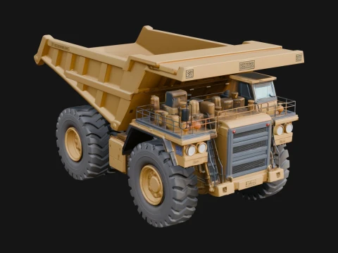 Dump Truck Model Design 5 - 3D Print Model 3D printmodel
