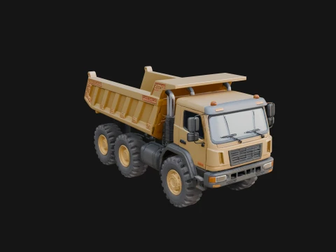 Dump Truck Model Design 6 - 3D Print Model 3D Print Model