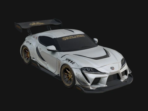 Racing Sports Car Model Design 7 - 3D Print Model 3D Print Model