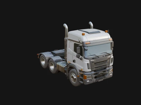 Semi Truck Model Design 6 - 3D Print Model 3D 프린트 모델