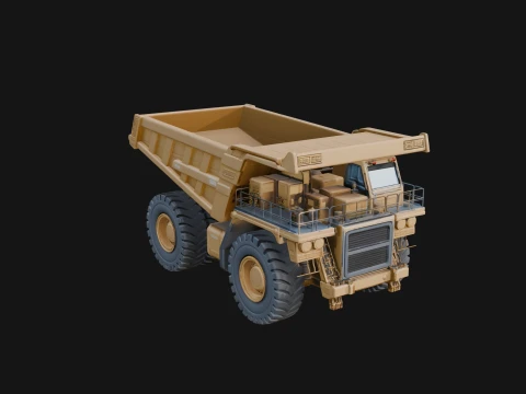 Dump Truck Model Design 7 - 3D Print Model 3D Print Model