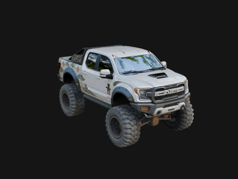 Monster Truck Model Design 8 - 3D Print Model 3D Print Model