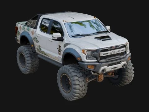 Monster Truck Model Design 8 - 3D Print Model 3D Print Model