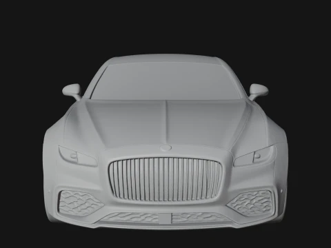 Luxury Coupe Car Model Design 2 - 3D Print Model 3D Print Model