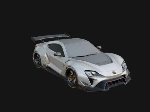 Racing Sports Car Model Design 9 - 3D Print Model 3D printmodel