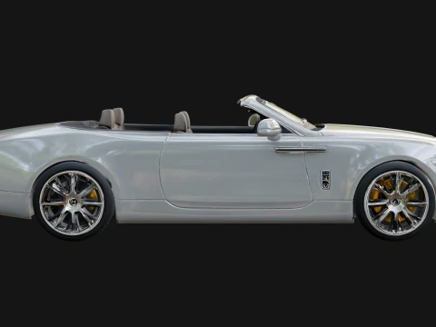 Luxury Convertible Car Model Design 3 - 3D Print Model 3D Print Model