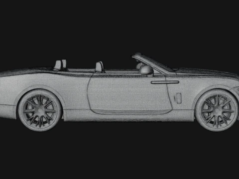 Luxury Convertible Car Model Design 3 - 3D Print Model 3D Print Model