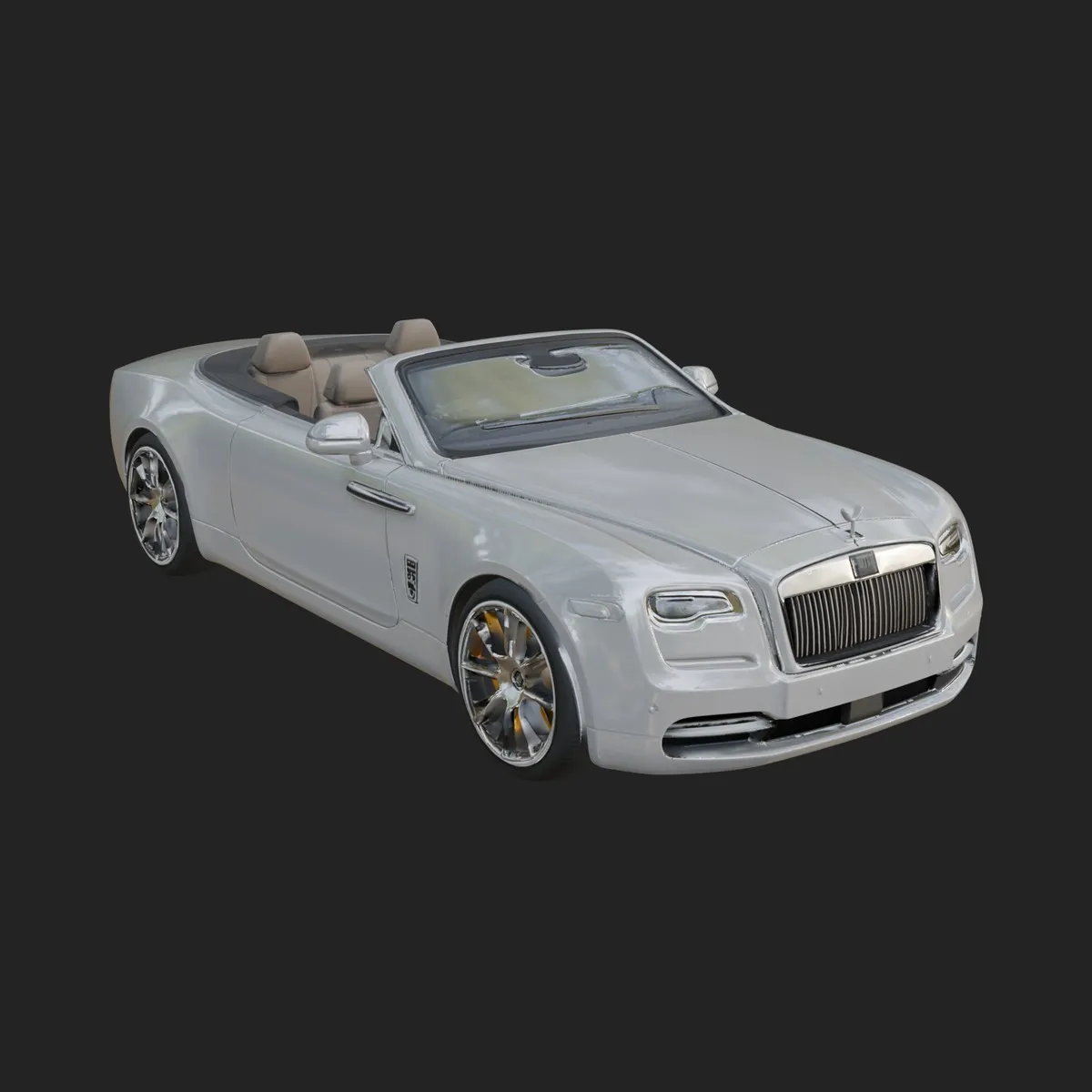 Luxury Convertible Car Model Design 3 - 3D Print Model 3D Print Model .c4d .max .obj .3ds .fbx .stl .blend 