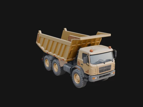 Dump Truck Model Design 9 - 3D Print Model 3D Print Model