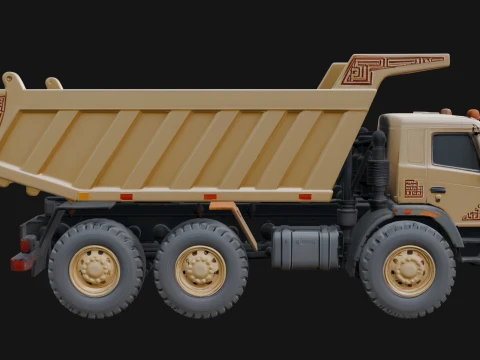 Dump Truck Model Design 9 - 3D Print Model 3D Print Model