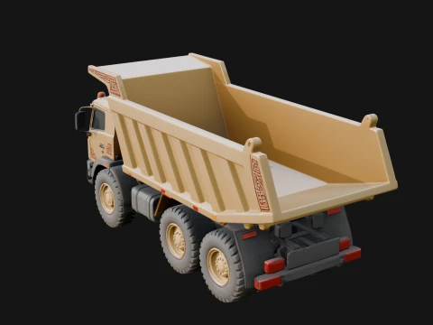 Dump Truck Model Design 9 - 3D Print Model 3D Print Model