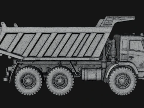 Dump Truck Model Design 9 - 3D Print Model 3D Print Model