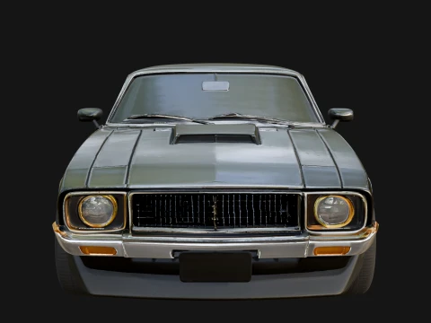 Classic Muscle Car Model Design 9 - 3D Print Model 3D Print Model