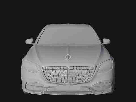 Luxury Sedan Car Model Design 2 - 3D Print Model 3D Print Model