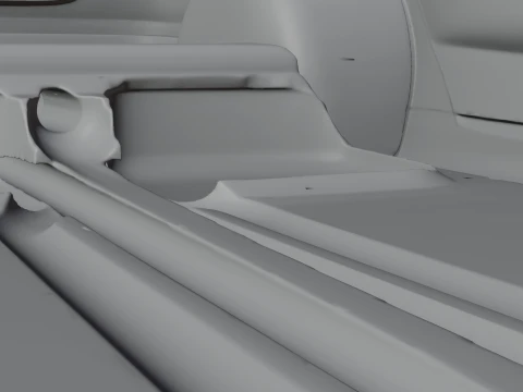 Luxury Sedan Car Model Design 2 - 3D Print Model 3D Print Model