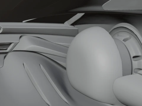 Concept Hypercar Model Design 3 - 3D Print Model 3D Print Model