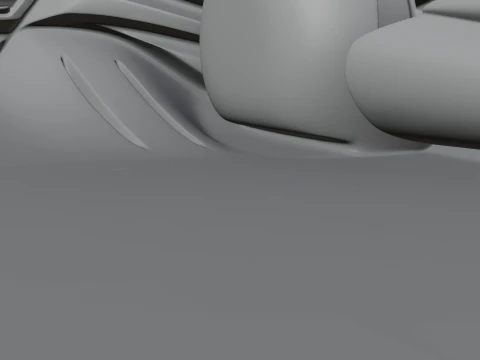 Concept Hypercar Model Design 3 - 3D Print Model 3D Print Model