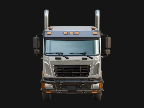 Semi Truck Model Design 7 - 3D Print Model 3D Print Model