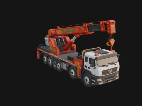 Tow Truck Model Design 8 - 3D Print Model 3D Print Model