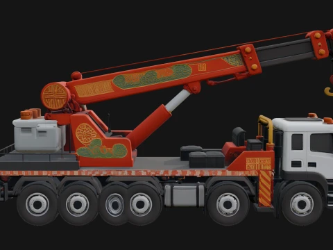 Tow Truck Model Design 8 - 3D Print Model 3D Print Model