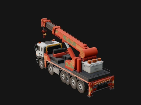 Tow Truck Model Design 8 - 3D Print Model 3D Print Model