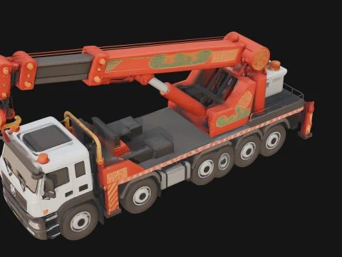 Tow Truck Model Design 8 - 3D Print Model 3D Print Model