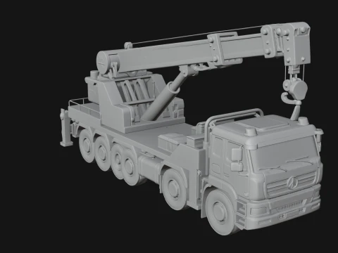 Tow Truck Model Design 8 - 3D Print Model 3D Print Model
