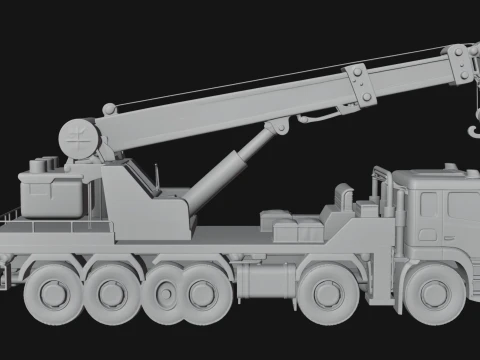 Tow Truck Model Design 8 - 3D Print Model 3D Print Model