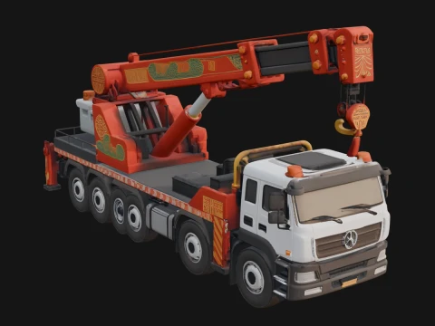 Tow Truck Model Design 8 - 3D Print Model 3D Print Model