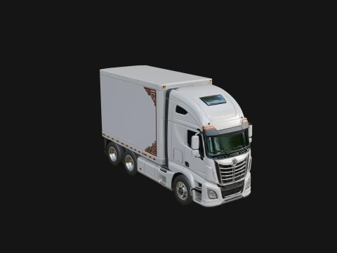 Semi Truck Model Design 8 - 3D Print Model 3D Print Model