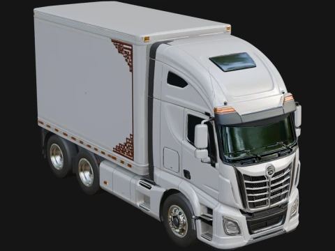 Semi Truck Model Design 8 - 3D Print Model 3D Print Model