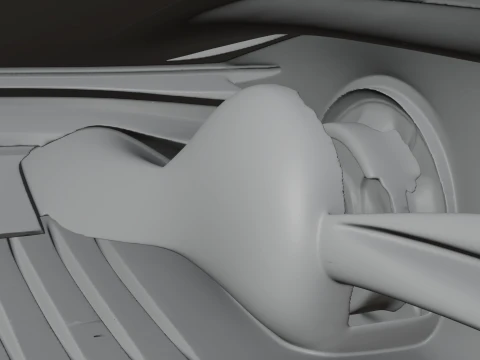 Concept Hypercar Model Design 4 - 3D Print Model 3D Print Model