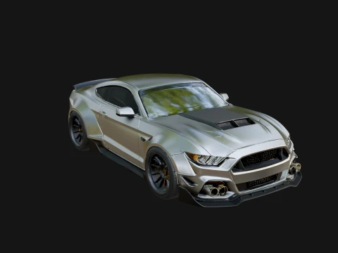 Classic Muscle Car Model Design 10 - 3D Print Model 3D Print Model