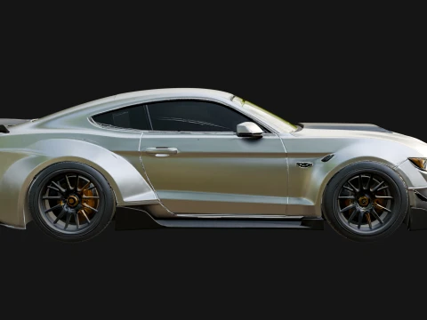 Classic Muscle Car Model Design 10 - 3D Print Model 3D Print Model